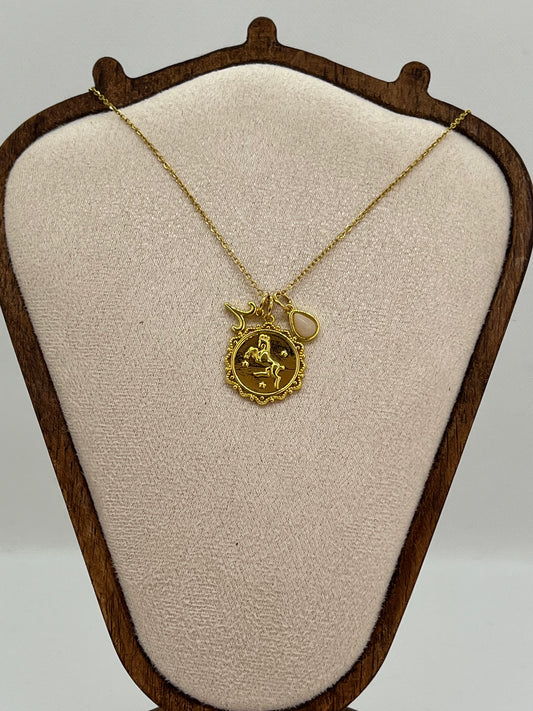 Collier Astrologique Doré