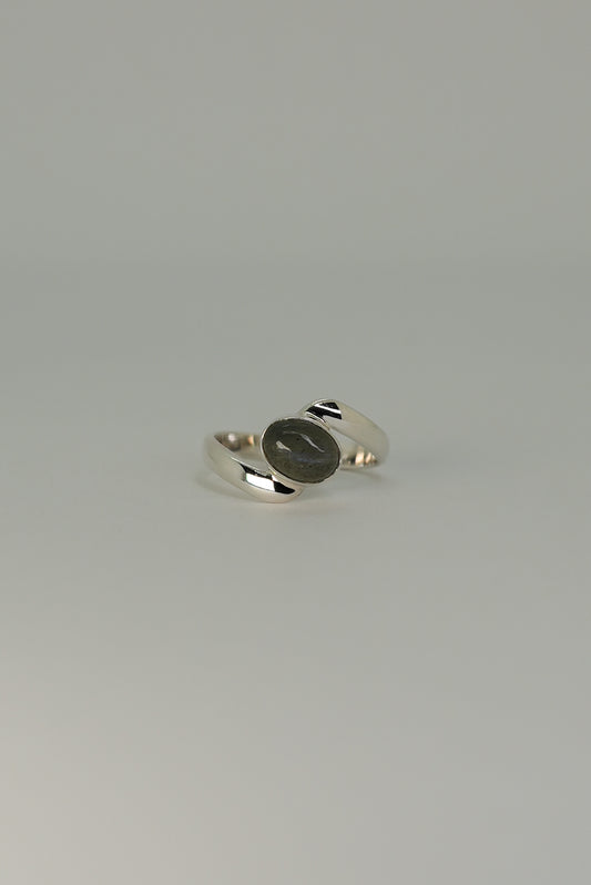 Bague Labradorite en Argent 925 — Protection & Intuition