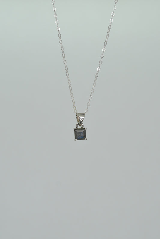 Collier Labradorite en Argent 925 — Protection & Intuition