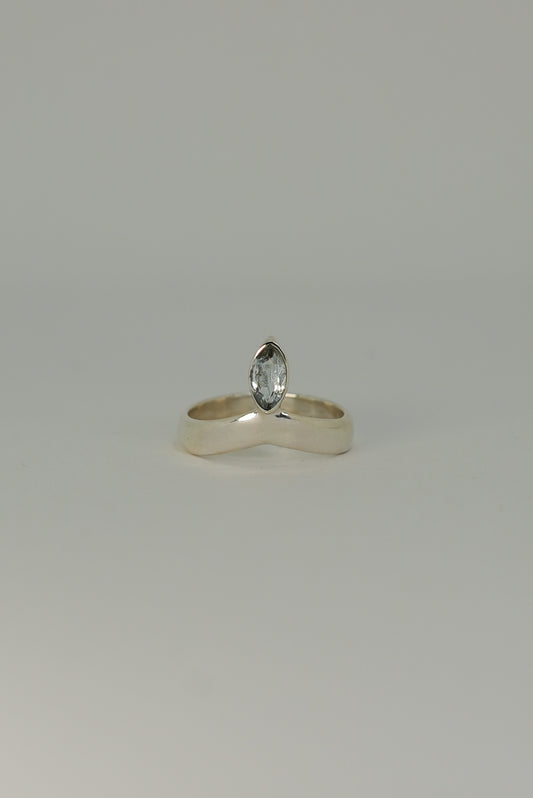 Bague Topaze Bleue en Argent 925 — Sérénité & Éclat