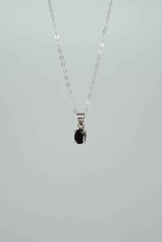 Collier Onyx Noir en Argent 925 – Force & Protection