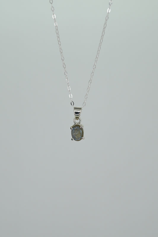 Collier Labradorite en Argent 925 – Protection & Intuition