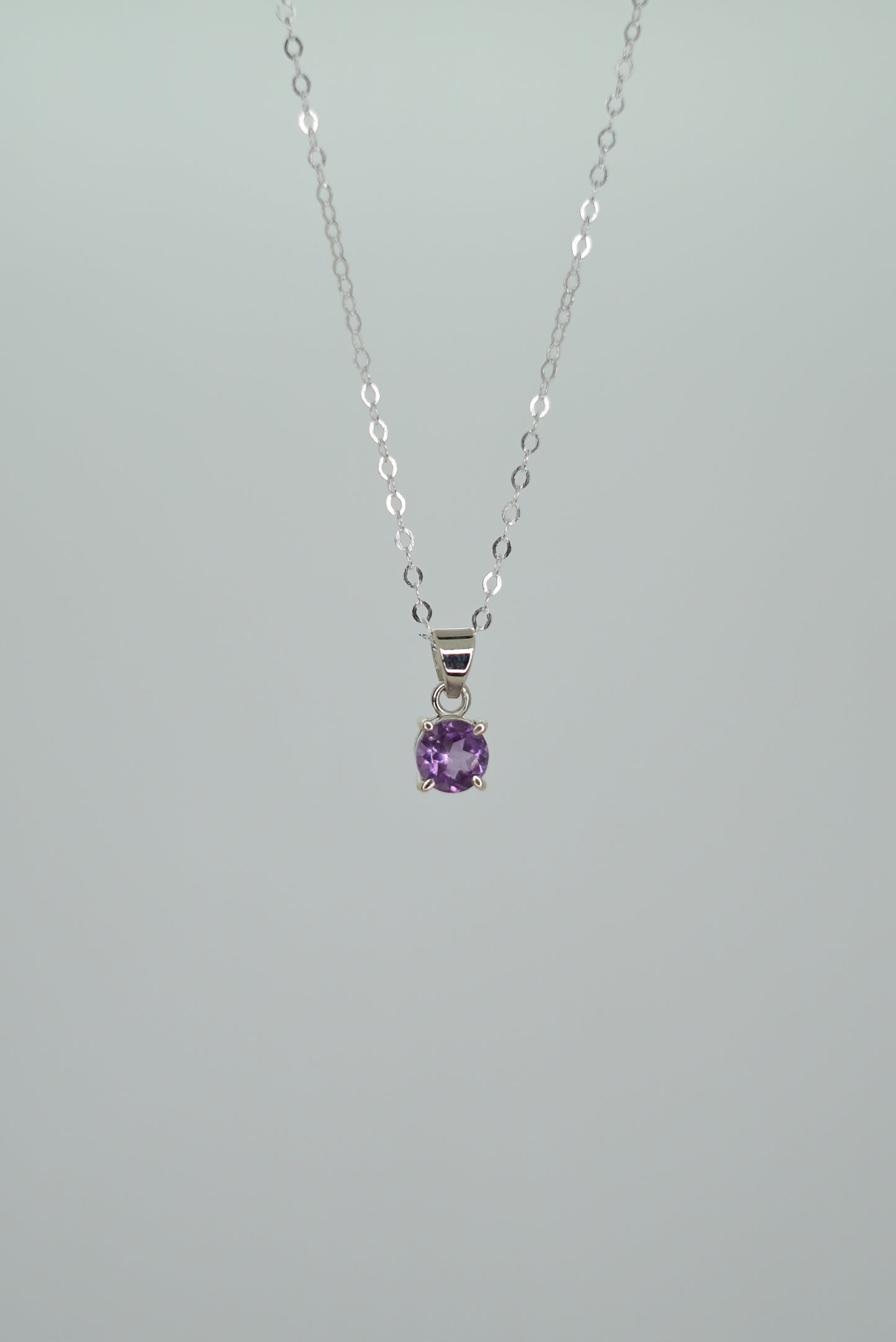 Collier Améthyste en Argent 925 — Harmonie & Sérénité