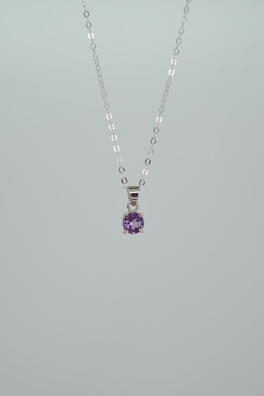 Collier Améthyste en Argent 925 — Harmonie & Sérénité