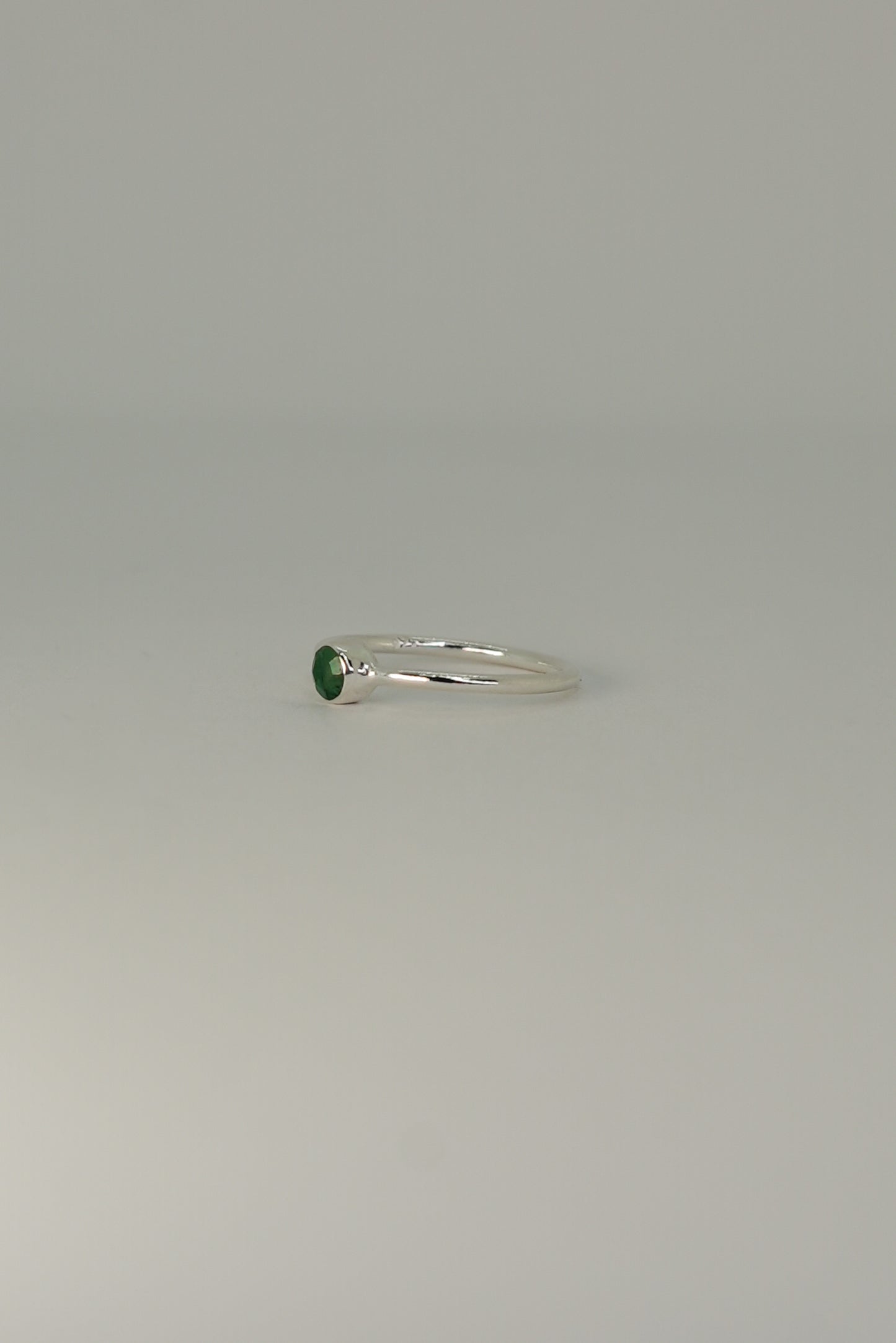 Bague Émeraude en Argent 925 – Raffinement & Harmonie