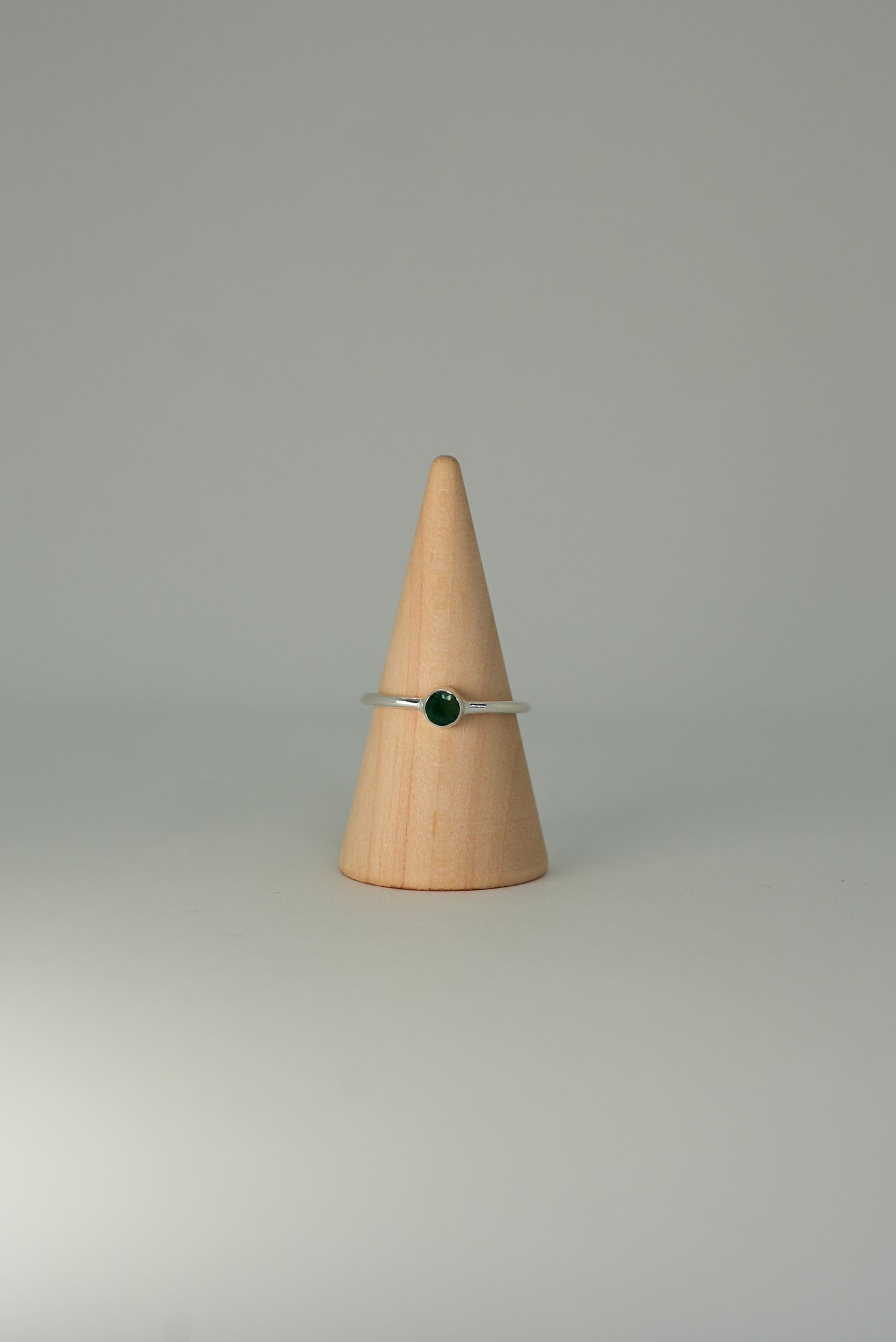 Bague Émeraude en Argent 925 – Raffinement & Harmonie