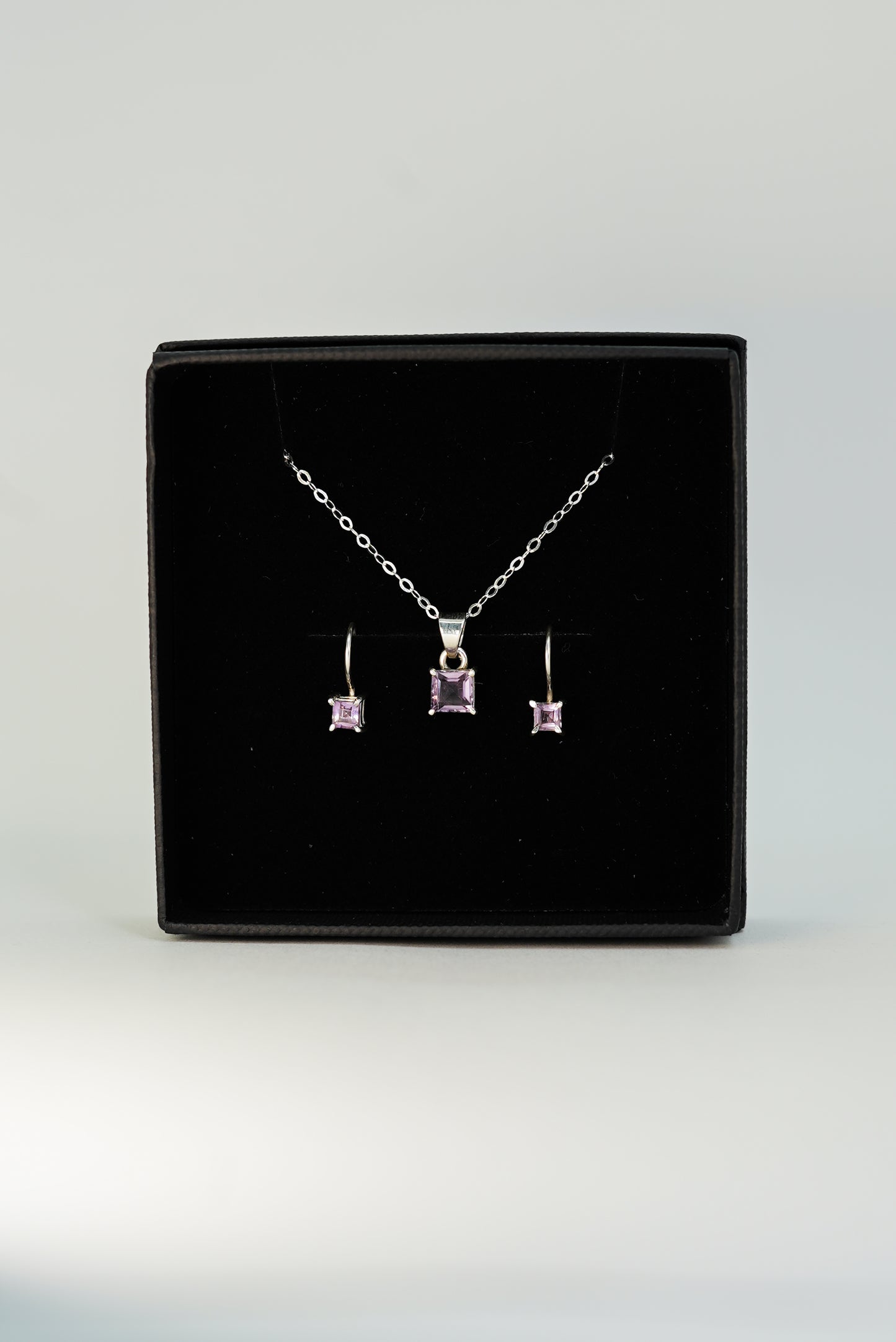 Parure en Améthyste Naturelle Argent 925 – Sérénité & Élégance