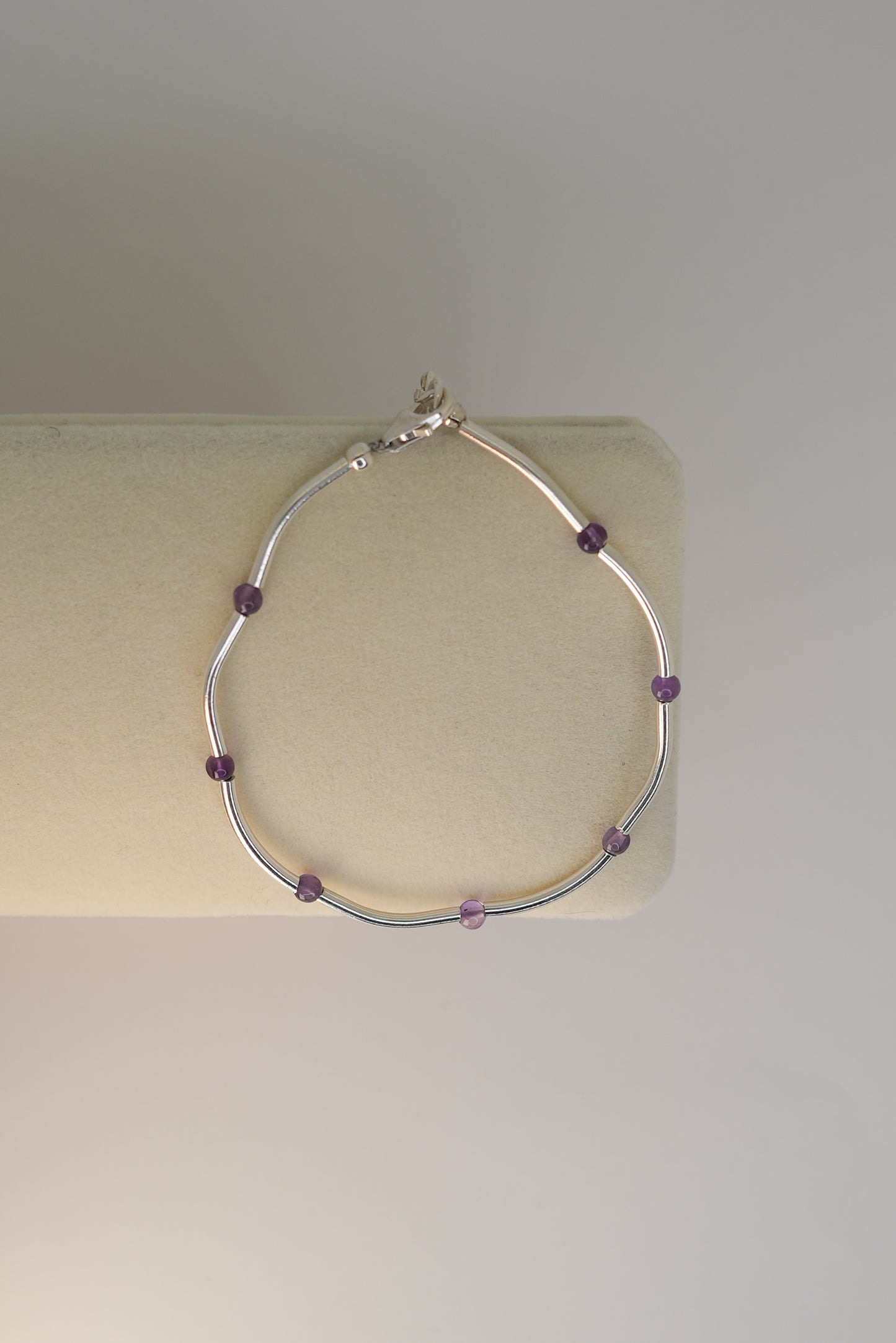 Bracelet Améthyste en Argent 925 – Sérénité & Intuition