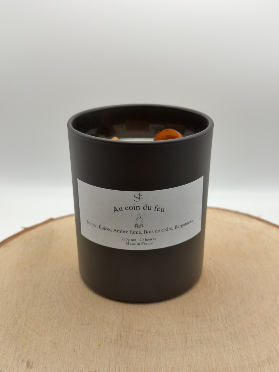 Bougie parfumée Au coin du feu