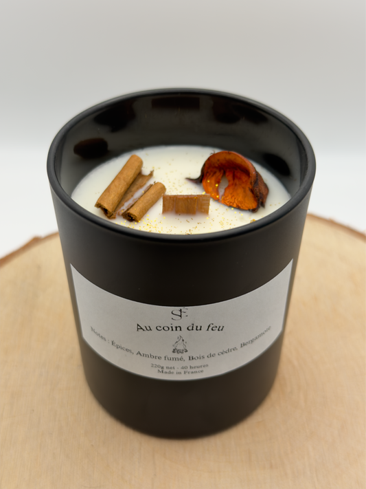 Bougie parfumée Au coin du feu