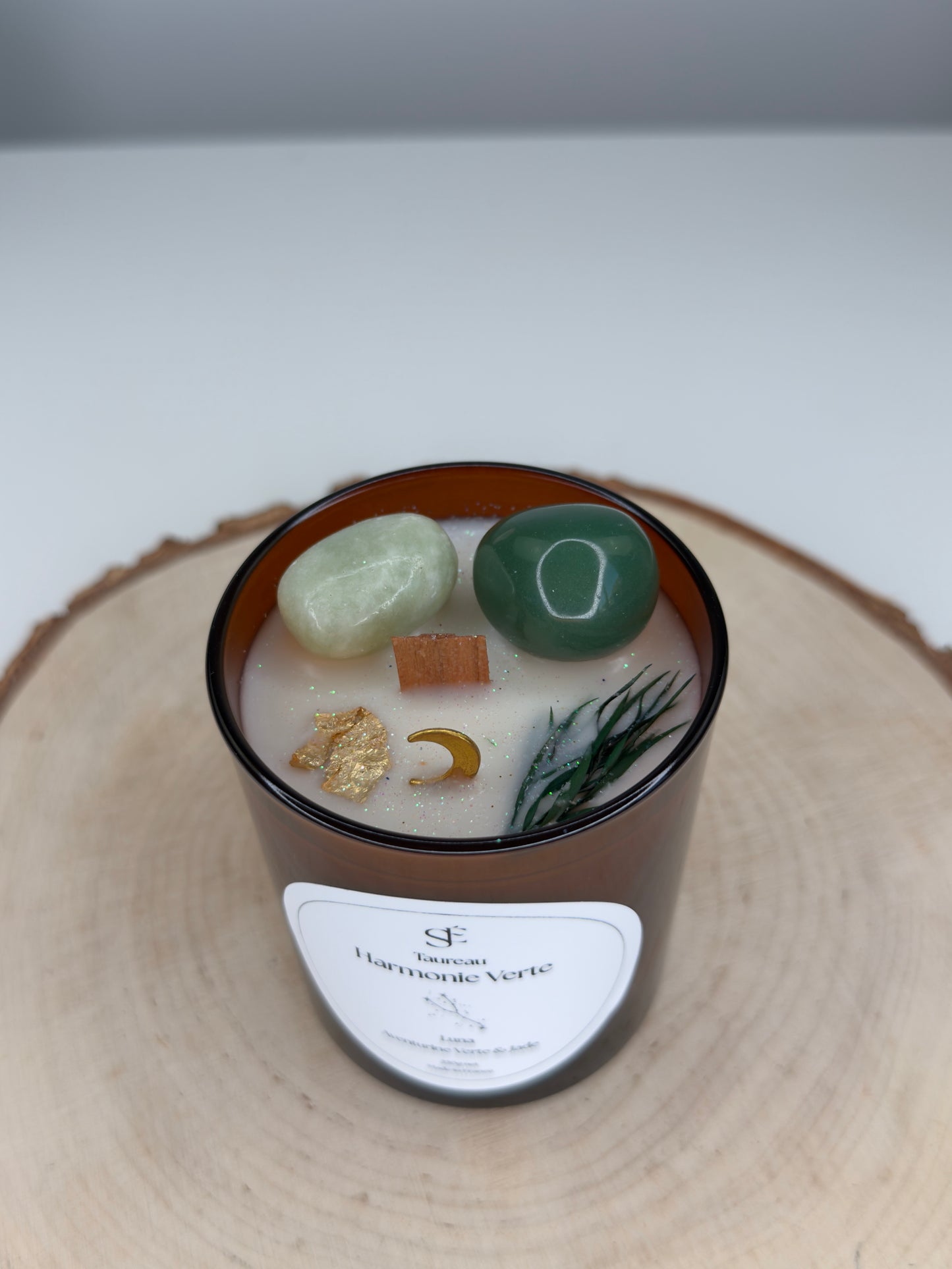 Bougie Taureau – Harmonie Verte